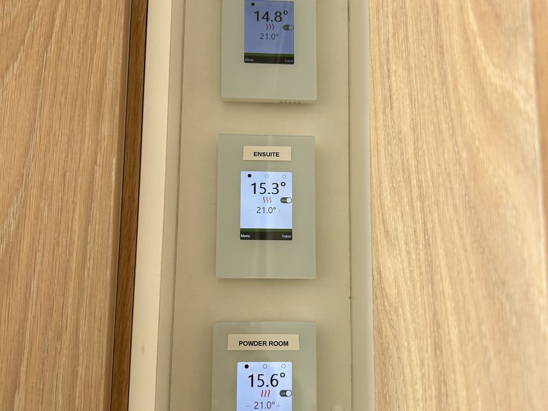 Thermostat installation photo 1